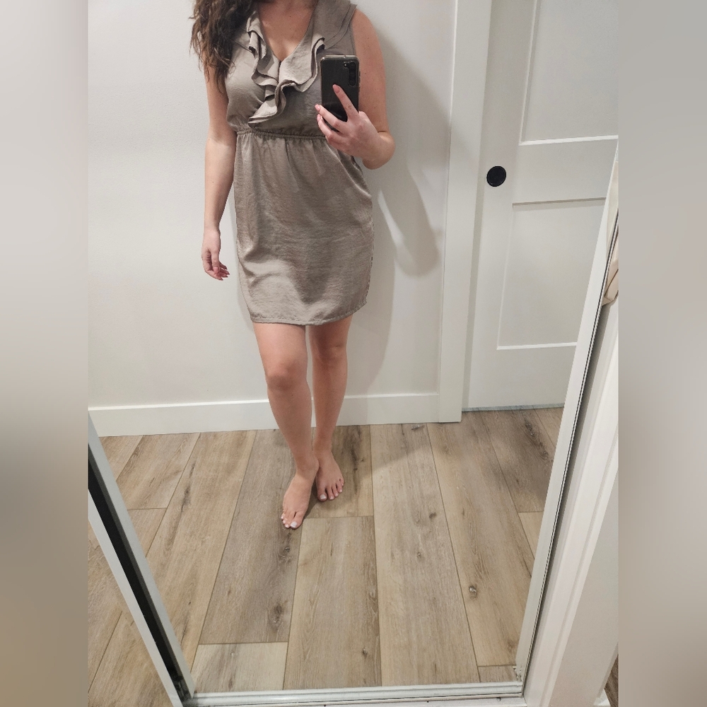 Old Navy Brown Sleeveless Sheath Dress